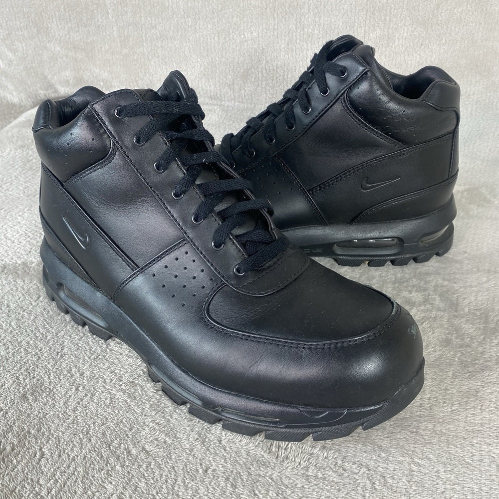 Nike ACG Air Max Goadome Mens Boots Size 13 Black Leather Shoes 865031-009 - Picture 3 of 11